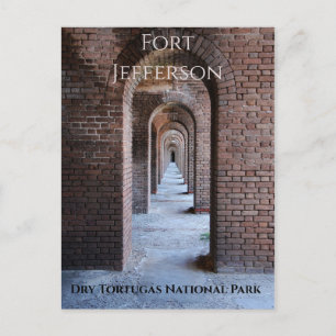 Carte Postale Brick Walkway Arches, Fort Jefferson, Tortugas Sec