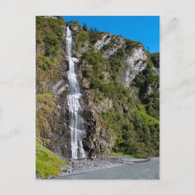 Carte Postale Bridal Veil Falls, Alaska (Devant)