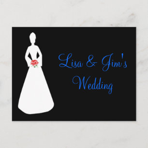 Carte Postale Bride Silhouette I