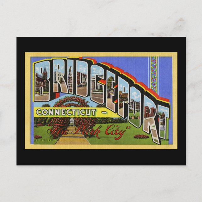 Carte Postale Bridgeport Connecticut (Devant)