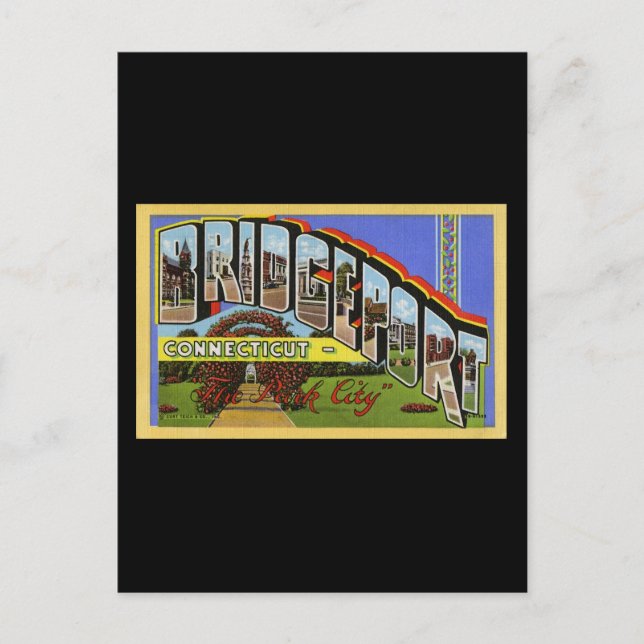 Carte Postale Bridgeport Connecticut (Devant)