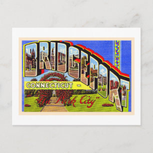 Carte postale Bridgeport Connecticut CT