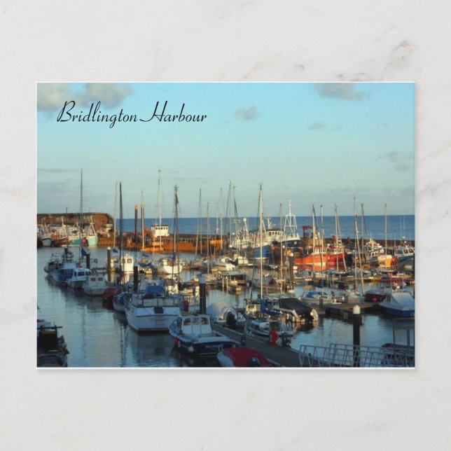 Carte postale Bridlington Harbour (Devant)