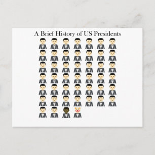 Carte Postale Brief History of US Presidents