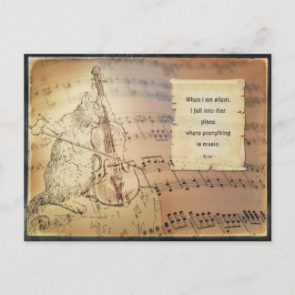 Carte Postale Briefkaart a rencontré Rumi - Tout est musique