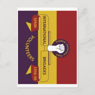 Carte Postale Brigades internationales