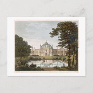 Carte Postale Brighton Pavilion : Proposed view of the garden wi
