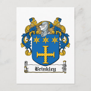 Carte Postale Brinkley Family Crest