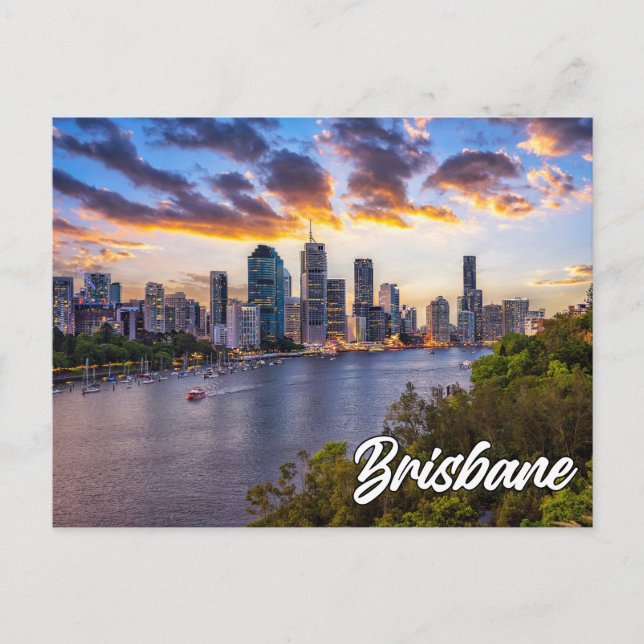 Carte Postale Brisbane, Australie (Devant)