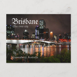 Carte Postale Brisbane Queensland Australie la ville de la riviè