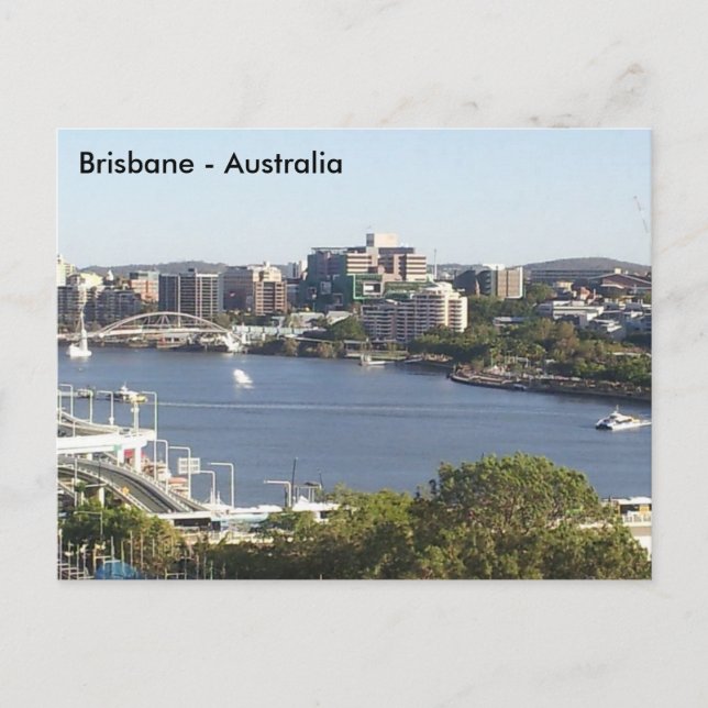 Carte Postale Brisbane River, Brisbane, Queensland, Australie (Devant)