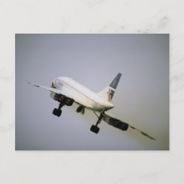 Carte Postale British Airways Concorde (Devant)