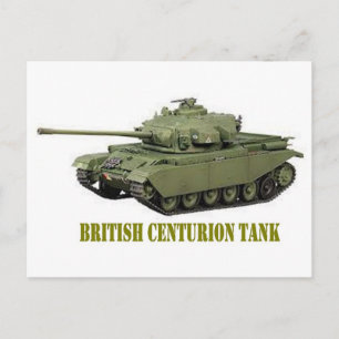 CARTE POSTALE BRITISH CENTURION TANK