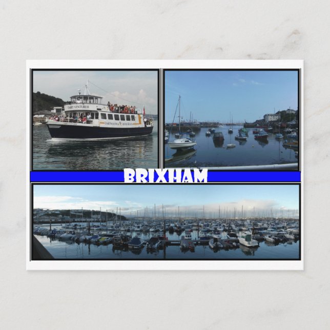 Carte Postale Brixham Devon (Devant)