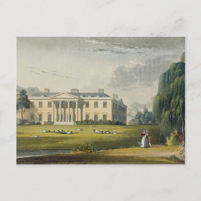 Carte Postale Broadlands, du "Repository of Arts" d'Ackermann, (Devant)