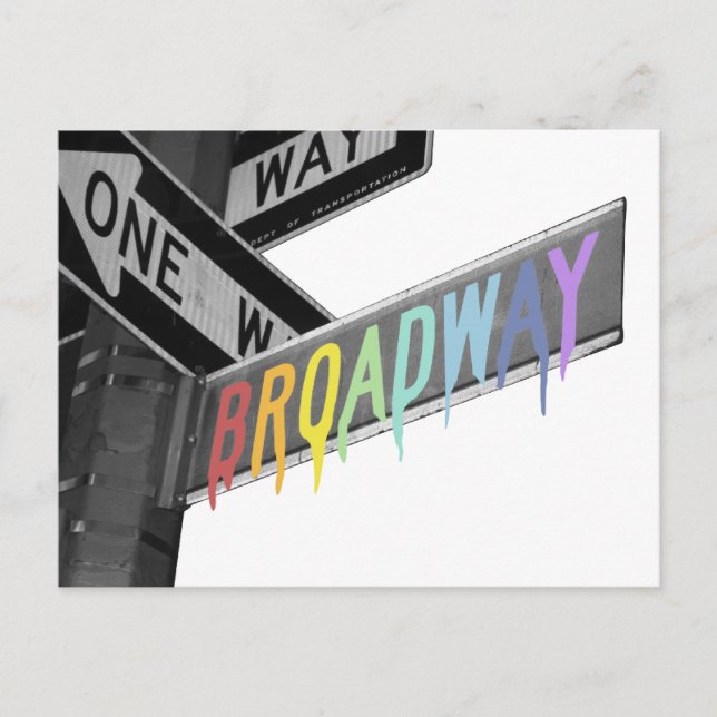 Carte Postale Broadway (Devant)