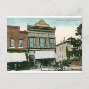 Carte Postale Broadway, South Amboy, NJ 1910 Vintage