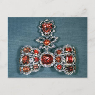 Carte Postale Broche à mâchoires avec brillant