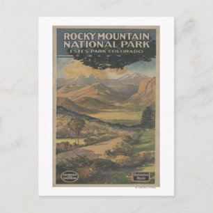 Carte Postale Brochure no 1 du mont Rocky Nat'l Park