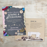 Brochure sur les services de couture
