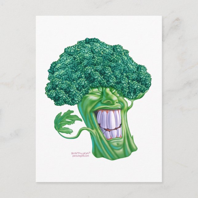 Carte Postale brocoli (Devant)