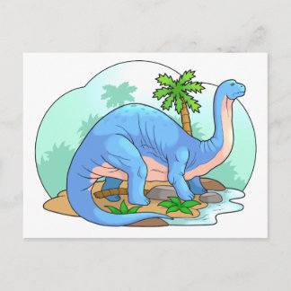 Carte Postale brontosaurus