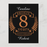 Bronze huitième anniversaire mariage 8 ans