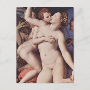 Carte Postale Bronzino - Allégorie de l'amour