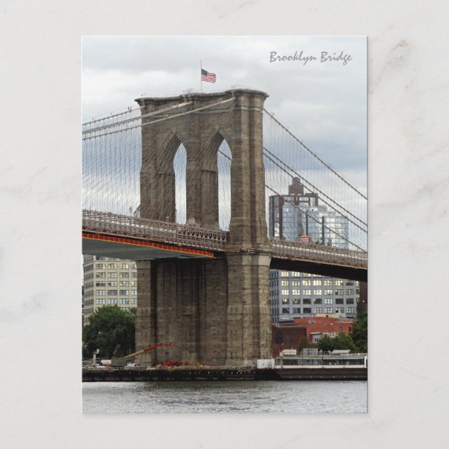 Carte Postale Brooklyn Bridge, Brooklyn, NY Postcard (Devant)