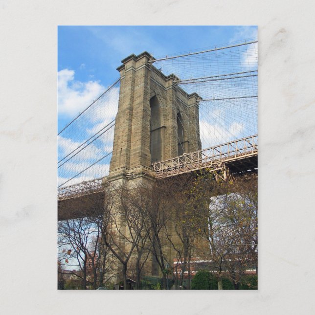 Carte postale Brooklyn Bridge Tower (Devant)