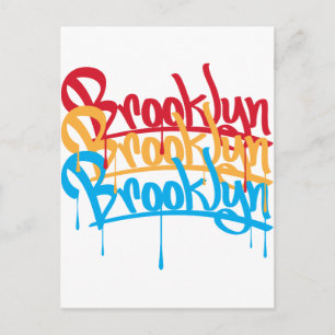 Carte Postale Brooklyn Colors
