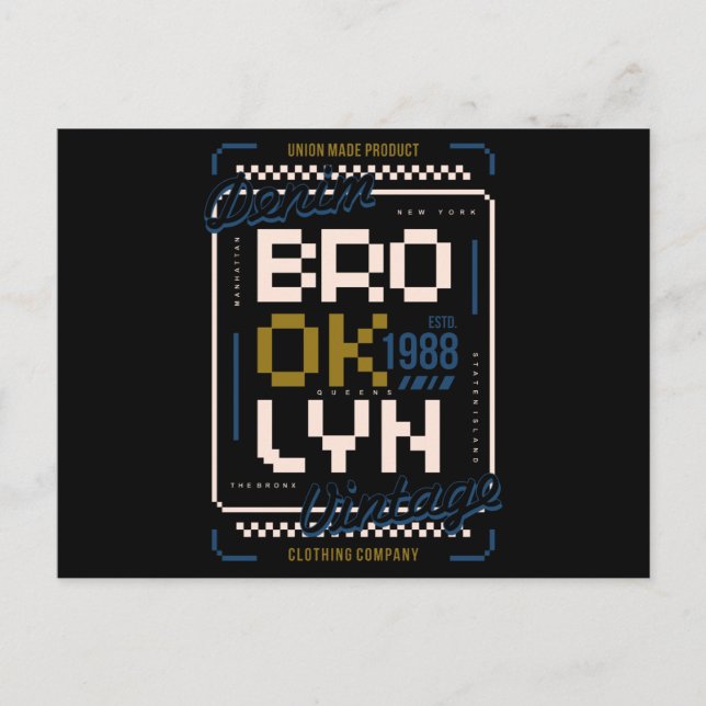 Carte Postale Brooklyn New York (Devant)