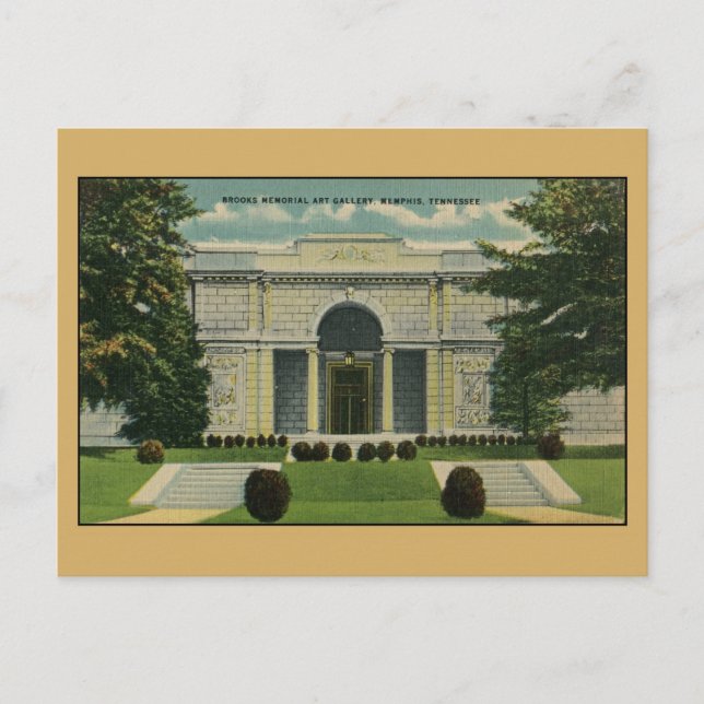Carte Postale Brooks Memorial Art Gallery Memphis TN (Devant)