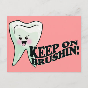 Carte Postale Brosse-Toi Les Dents !