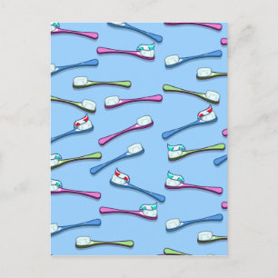 Carte Postale Brosses à dents