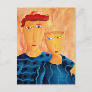 Carte postale Brothers Contemporary Art Painting