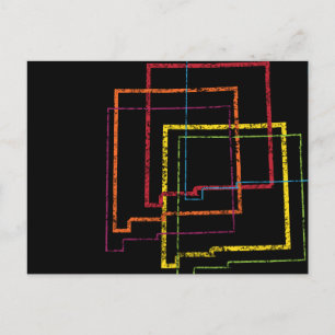 Carte Postale brouillage de la fierté du nouveau-mexique