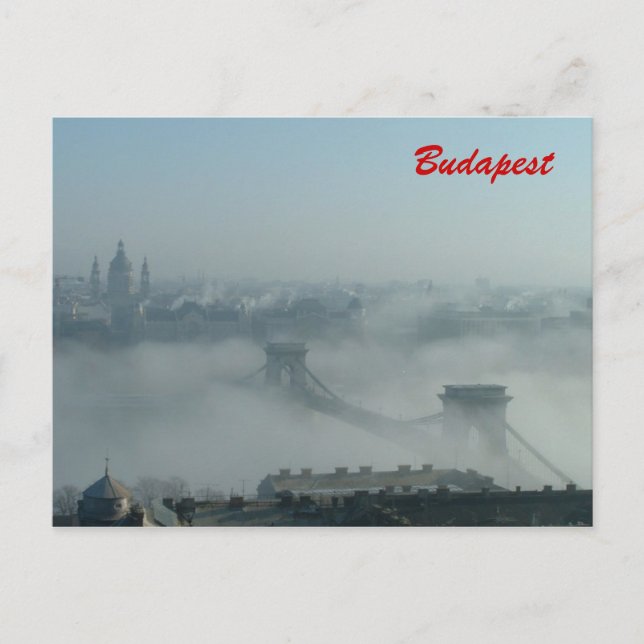 Carte Postale Brouillard sur le Danube (Devant)