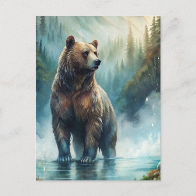 Carte Postale Brown Bear  (Devant)