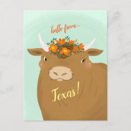 Carte postale Brown Personnaliser Bull