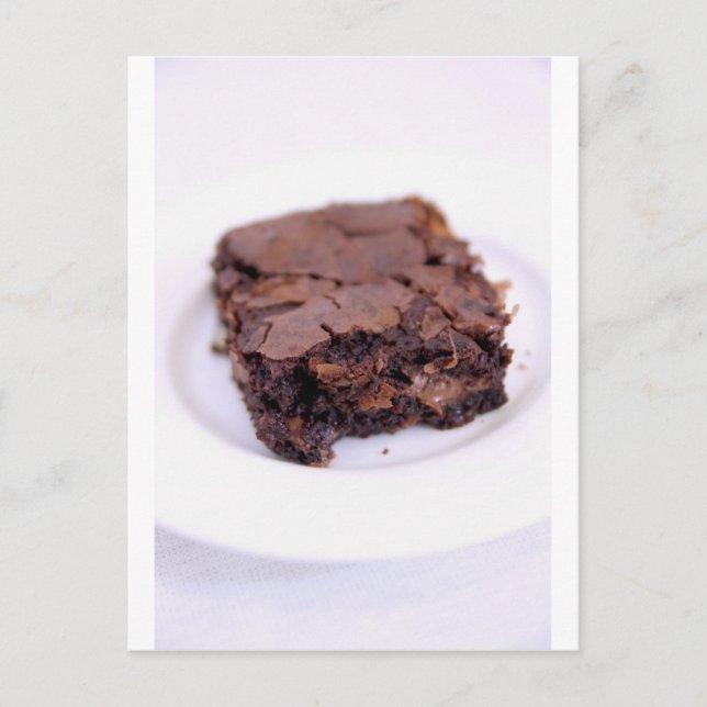 Carte Postale Brownie Savoureux (Devant)