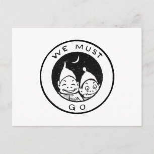 Carte Postale Brownies prêt à partir