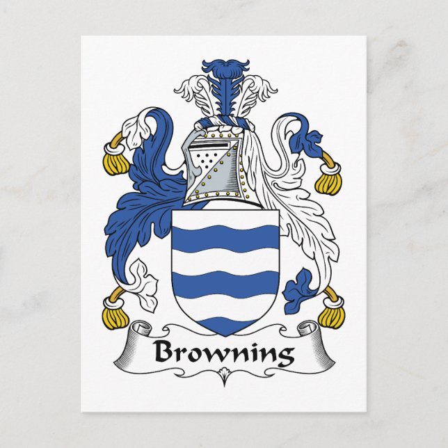 Carte Postale Browning Family Crest (Devant)