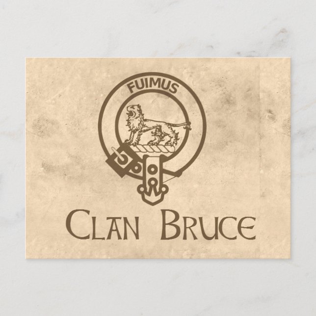 Carte Postale Bruce Crest Vintage (Devant)