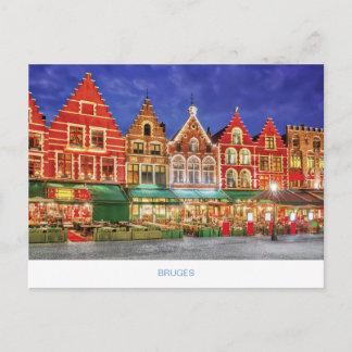 Carte postale Bruges avec Grote Markt