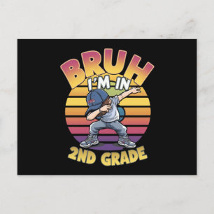 CARTE POSTALE BRUH, JE SUIS EN 2E ANNÉE