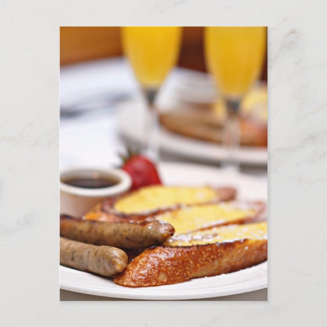 Carte Postale Brunch du dimanche (Devant)