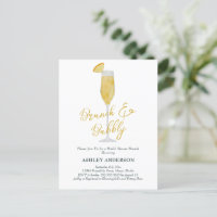 Brunch et Bubbly Mimosa Cocktail Baby Shower