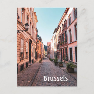 Carte Postale Bruxelles, Belgique, ancienne rue
