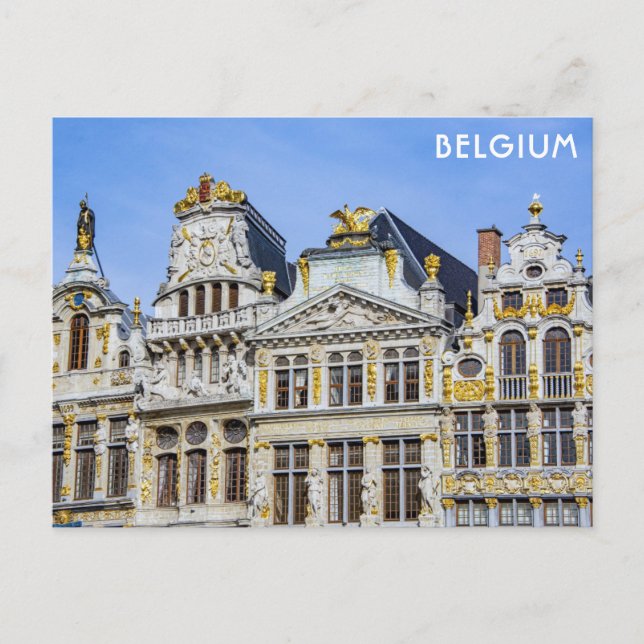 Carte Postale Bruxelles Belgique Grand Place (Devant)